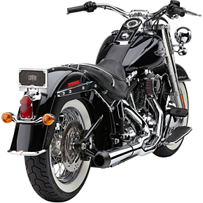 Cobra El Diablo Exhaust - Chrome - '12-'17 Softail 6483