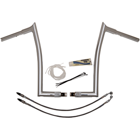 Fat Baggers Inc Handlebar Kit - Pointed Top - 16" - Chrome 909316