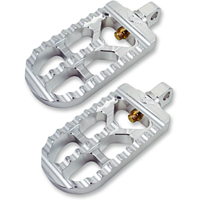 Adjustable Serrated Long Footpegs - Aluminum 08-56-2