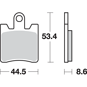 Sbs HS Brake Pads - FJR 1300 - 740HS 740HS