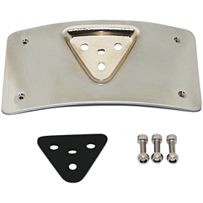 Custom Dynamics Radius License Plate Mount - Chrome CD-PFM-C
