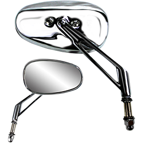 Parts Unlimited Billet Chrome Mirror