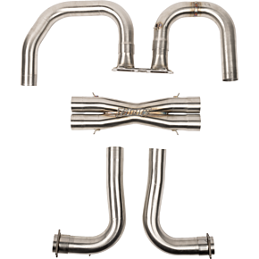 Full Dual Exhaust System - Black - RZR XP 1000 TR-4190D-BK