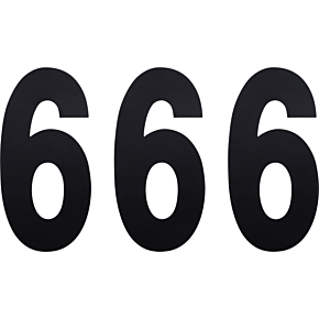 FX Number 6 - Black - 6" 02-4456