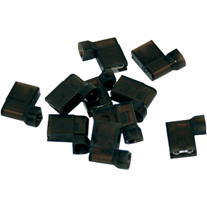 25" Fem Black Flag Term Hd# 9898 10-pk