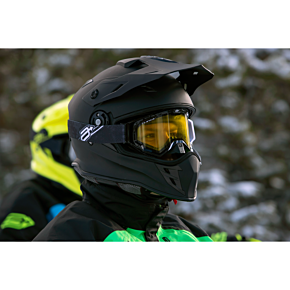 Range Snow Helmet - Dual Pane - Flat Black - XL 0121-1116