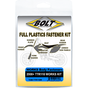 Body Work Fastener Kit - '08-'26 Yamaha TT-R 110 YAM-TTR110W