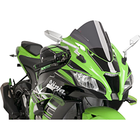 PUIG Race Windscreen - Dark Smoke - ZX10R
