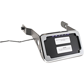 LP Plate Frame & Mount with Tag Light - FXDWG - Chrome CV4661