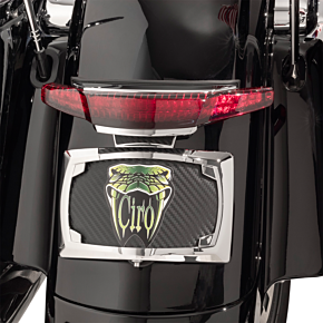 Taillight/License Plate Mount - Chrome 40073