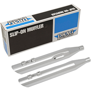 4" Mufflers for '95-'16 FL - Chrome 1801-1187