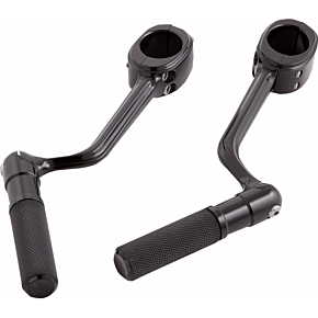 Forged Highway Peg Mounts w/ Pegs - Black 400-045