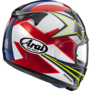 Regent-X Helmet - Stars & Stripes - Yellow - Medium 0101-17459