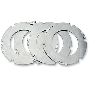 Steel Plate Set with Anti-Rattler - Big Twin '68-Early '84 095753AD