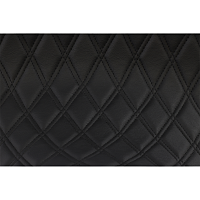 Drag Specialties Low Profile Touring Seat - Double Diamond - Black - Vinyl 0810-2273