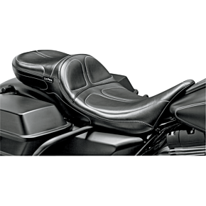 Le Pera Maverick Daddy Long Legs Seat  - Black - Stitched - FL LK-957DL
