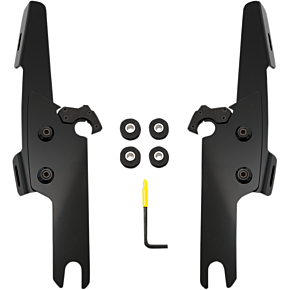 Memphis Shades Fats/Slim Mounting Kit - Black - FLRT MEB2017