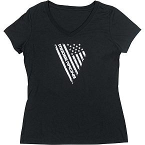 Women's Salute T-Shirt - Black - Small 3031-4166