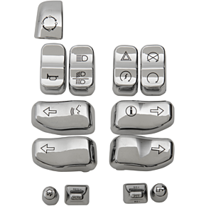 Switch Caps - Chrome 0610-0807