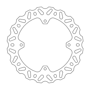 Motomaster Brake Rotor - Rear - Nitro 110365-PU