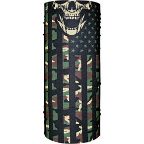 Motley Tube® Polyester Neck Tube - Camo Flag T460
