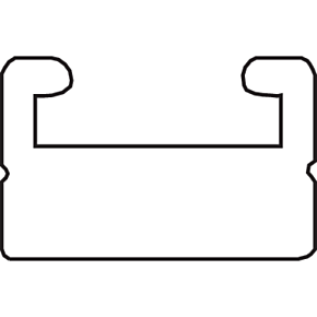 Black Replacement Slide - Graphite - Profile 20 - Length 52.50" - Yamaha 20-5256201-12-1