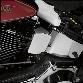 Smooth Coil Cover - Harley Davidson - Chrome DS-376601