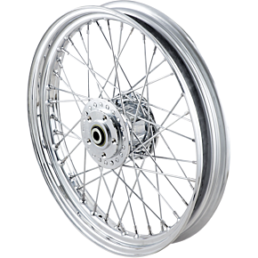 Front Wheel - Dual Disc/No ABS - Chrome - 19"x2.50" DS-380155