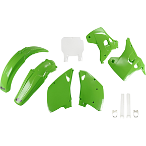 Body Kit - OEM Green/White - Kawasaki - KX '93 KAKIT194F@999
