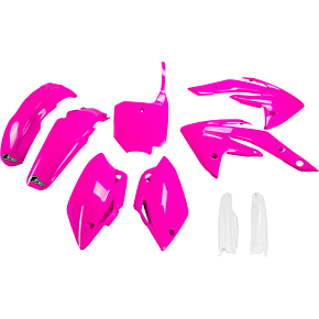 Body Kit - Neon Pink/White - Honda - CRF '07-'25 HOKIT111F@P