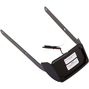 LP Plate Frame & Mount with Tag  Light - FXSB - Black CV4664B