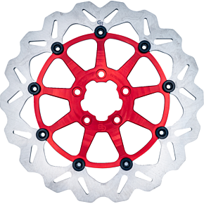 Brake Rotor - Front - Red DF680CWS-R