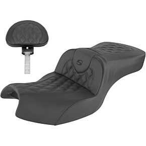 Roadsofa™ Seat -Lattice Stitched - Backrest - Black - Indian
