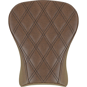 Touring Renegade Pillion Pad - Lattice Stitched - Brown 818-29-012BLS