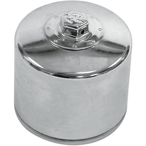 K and N Oil Filter - Chrome - Big Twin