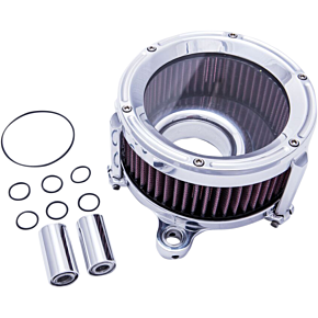 Trask Assault Air Cleaner - Chrome - EFI TM-1021CH