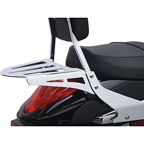 Sissy Bar Luggage Rack - Chrome - Laser-cut 02-3606