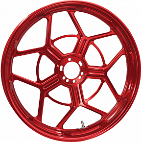 Wheel - Speed 5 - Forged - Red - 18x5.5 71-586