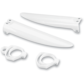 Fork Cover - White - KX80 - '98 KA03711280