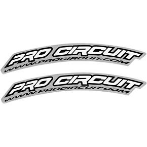 Front Fender Decal - .Com - White DC0010