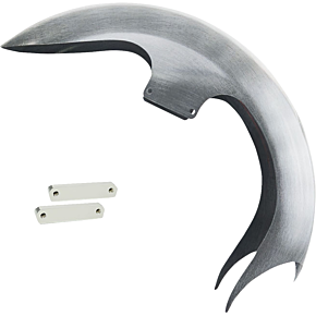 Talon Fender 21" Chrome Spacer `14-up Flh/t