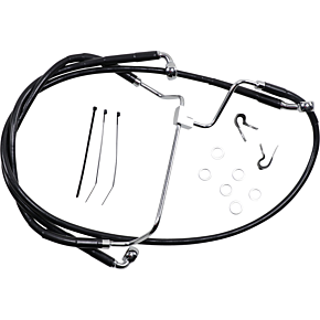 Brake Line - Front - Black - +10" 1741-3984