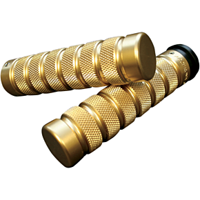 Accutronix Grips - Knurled - Notched - TBW - Brass GR101-KN5