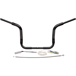 Fat Baggers Inc Handlebar Kit - Rounded Top - 12" - Black 809412-B