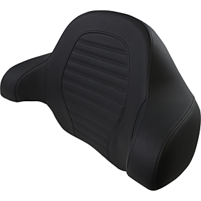 Saddlemen Tour-Pak® Backrest Pad - Roll Pleat Slim Seat - Black 814-07-TPACK-RP