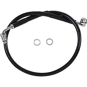 Brake Line - +2" - Black - '18-'21 Softail 1741-5807