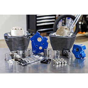 129" Power Package Engine Performance Kit - Chain Drive - Oil Cooled - Highlighted Fins - M8 310-1223