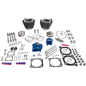 132" Power Package - HPT496 - Chain Drive - Water Cooled - Black with Highlights - 114"/117" M8 310-1401