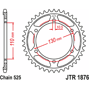 Rear Sprocket - 42 Tooth - Yamaha JTR1876.42