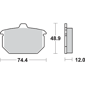 Ceramic Brake Pads 549H.HF